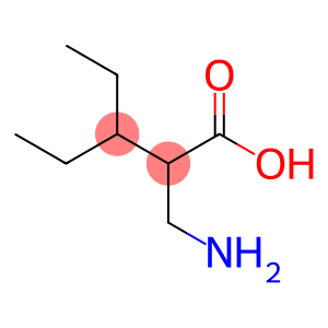 Pentanoic  acid,  2-(aminomethyl)-3-ethyl-