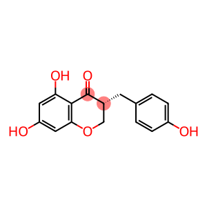 (3R)-2,3-Dihydro-5,7-dihydroxy-3-[(4-hydroxyphenyl)methyl]-4H-1-benzopyran-4-one