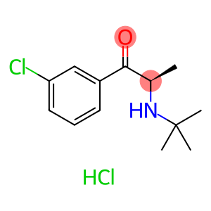 1-PROPANONE, 1-(3-CHLOROPHENYL)-2-[(1,1-DIMETHYLETHYL)AMINO]-, HYDROCHLORIDE (), (2R)-