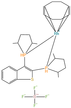 (S,S,S,S)-2,3-BIS(2,5-DIMETHYL-PHOSPHOLANYL)BENZO[B]THIOPHENE CYCLOOCTADIENE RHO