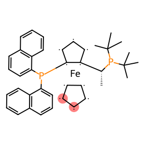 (R)-1-{(SP)-2-[二(1-萘基)膦]二茂铁基}乙基-二叔丁基膦