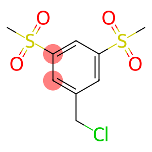 1-(CHLOROMETHYL)-3,5-BIS(METHYLSULPHONYL)BENZENE