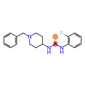 Thiourea, N-(2-fluorophenyl)-N'-[1-(phenylmethyl)-4-piperidinyl]-