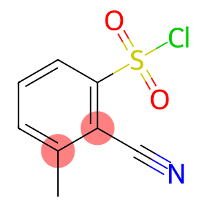 2-Cyano-3-methylbenzene-1-sulfonyl chloride