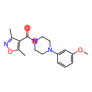 Methanone, (3,5-dimethyl-4-isoxazolyl)[4-(3-methoxyphenyl)-1-piperazinyl]-