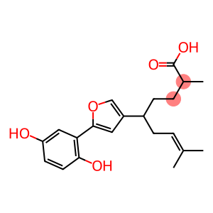 [1-[5-(2,5-Dihydroxyphenyl)-3-furanyl]-4-methyl-3-penten-1-yl]2-methylbutanoate