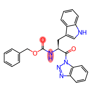(S)-Benzyl (1-(1H-benzo[d][1,2,3]triazol-1-yl)-3-(1H-indol-3-yl)-1-oxopropan-2-yl)carbamate
