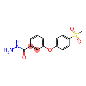 3-(4-(METHYLSULFONYL)PHENOXY)BENZOHYDRAZIDE