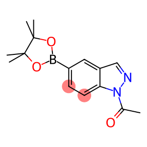 1-[5-(4,4,5,5-四甲基-1,3,2-二氧杂硼杂环戊烷-2-基)-1H-吲唑-1-基]乙-1-酮