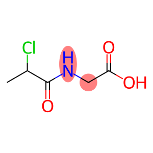 N-(2-氯-1-氧代丙基)甘氨酸