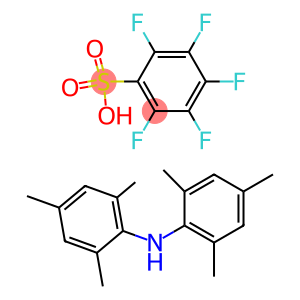Dimesitylammonium 2,3,4,5,6-pentafluorobenzenesulfonate