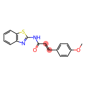 2-Propenamide, N-2-benzothiazolyl-3-(4-methoxyphenyl)-, (2E)-