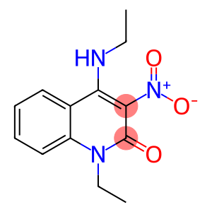 1-ethyl-4-(ethylamino)-3-nitroquinolin-2-one