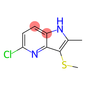 5-chloro-2-methyl-3-(methylthio)-1H-pyrrolo[3,2-b]pyridine