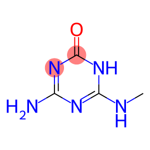 4-Amino-2-hydroxy-6-(methylamino)-1,3,5-triazine