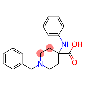 1-Benzyl-4-anilinopiperidine-4-carboxylic acid