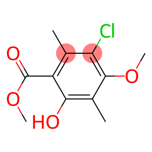 methyl 3-chloro-2,5-dimethyl-6-hydroxy-p-anisate