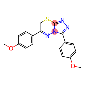 3,6-BIS(4-METHOXYPHENYL)-7H-[1,2,4]TRIAZOLO[3,4-B][1,3,4]THIADIAZINE