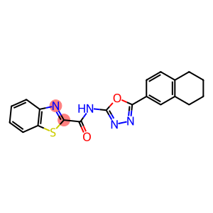 2-Benzothiazolecarboxamide, N-[5-(5,6,7,8-tetrahydro-2-naphthalenyl)-1,3,4-oxadiazol-2-yl]-