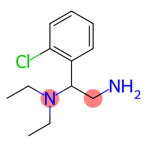 N-[2-AMINO-1-(2-CHLOROPHENYL)ETHYL]-N,N-DIETHYLAMINE