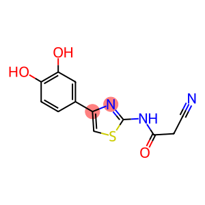 2-CYANO-N-[4-(3,4-DIHYDROXYPHENYL)-1,3-THIAZOL-2-YL]ACETAMIDE