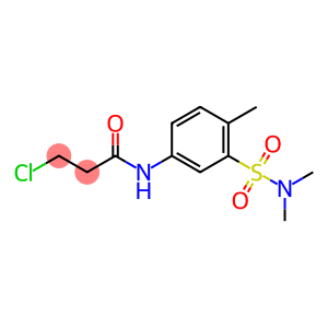 3-Chloro-N-(3-(n,n-dimethylsulfamoyl)-4-methylphenyl)propanamide