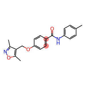 Benzamide, 4-[(3,5-dimethyl-4-isoxazolyl)methoxy]-N-(4-methylphenyl)-