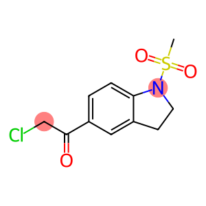 Ethanone, 2-chloro-1-[2,3-dihydro-1-(methylsulfonyl)-1H-indol-5-yl]-