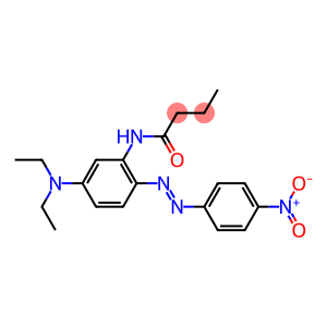 N-[5-Diethylamino-2-[(4-nitrophenyl)azo]phenyl]butanamide