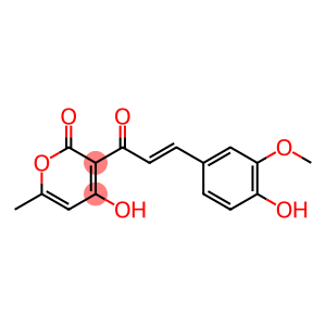 4-HYDROXY-3-[3-(4-HYDROXY-3-METHOXY-PHENYL)-ACRYLOYL]-6-METHYL-PYRAN-2-ONE