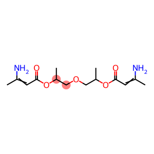 2-Butenoic acid, 3-amino-, oxybis(1-methyl-2,1-ethanediyl) ester (9CI)