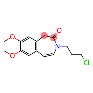 3-(3-氯丙基)-1,3-二氢-7,8-二甲氧基-2H-3-苯并氮杂环庚二烯-2-酮
