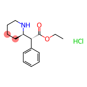 2-PIPERIDINEACETIC ACID, .ALPHA.-PHENYL-, ETHYL ESTER, HYDROCHLORIDE, (.ALPHA.R,2R)- (9CI)