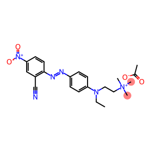 [2-[[4-[(2-cyano-4-nitrophenyl)azo]phenyl]ethylamino]ethyl]trimethylammonium acetate