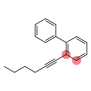1,1'-Biphenyl, 2-(1-hexyn-1-yl)-