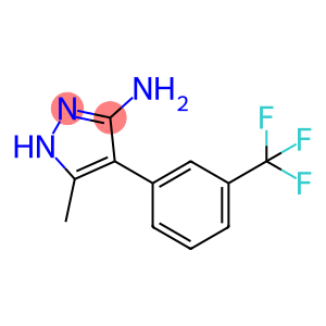 3-METHYL-4-[3-(TRIFLUOROMETHYL)PHENYL]-1H-PYRAZOL-5-AMINE