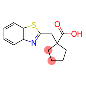 1-(1,3-BENZOTHIAZOL-2-YLMETHYL)CYCLOPENTANECARBOXYLIC ACID