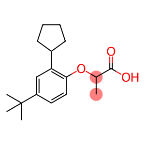 2-[2-cyclopentyl-4-(1,1-dimethylethyl)phenoxy]propionic acid