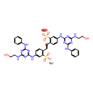 sodium 4,4'-bis[[6-anilino-4-[(2-hydroxyethyl)amino]-1,3,5-triazin-2-yl]amino]stilbene-2,2'-disulphonate