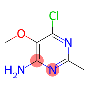 4-Pyrimidinamine, 6-chloro-5-methoxy-2-methyl-