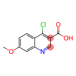 4-氯-7-甲氧基喹啉-3-羧酸