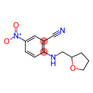 Benzonitrile, 5-nitro-2-[[(tetrahydro-2-furanyl)methyl]amino]-