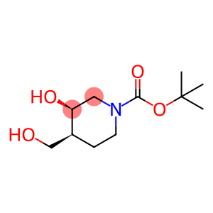 1-Piperidinecarboxylic acid, 3-hydroxy-4-(hydroxyMethyl)-, 1,1-diMethylethyl ester, (3R,4S)-rel-