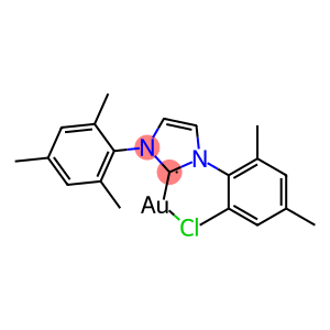 氯[1,3-双(2,4,6-三甲基苯基)2H-咪唑-2-亚立德]金(I)