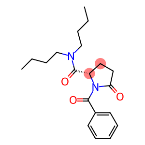 (2S)-1-Benzoyl-N,N-dibutyl-5-oxo-2-pyrrolidinecarboxamide
