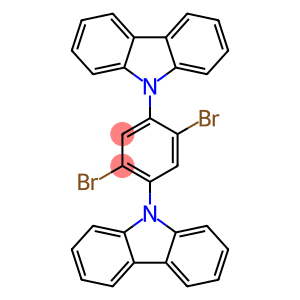 9H-Carbazole, 9,9'-(2,5-dibromo-1,4-phenylene)bis-