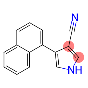 4-(1-NAPHTHALENYL)-1H-PYRROLE-3-CARBONITRILE