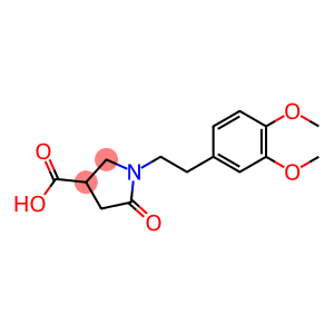 3-Pyrrolidinecarboxylic acid, 1-[2-(3,4-dimethoxyphenyl)ethyl]-5-oxo-