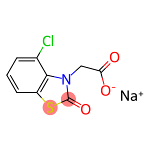 sodium 4-chloro-2-oxo-2H-benzothiazole-3-acetate