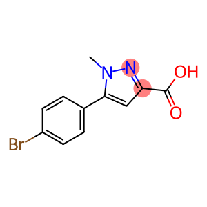 1H-Pyrazole-3-carboxylic acid, 5-(4-bromophenyl)-1-methyl-